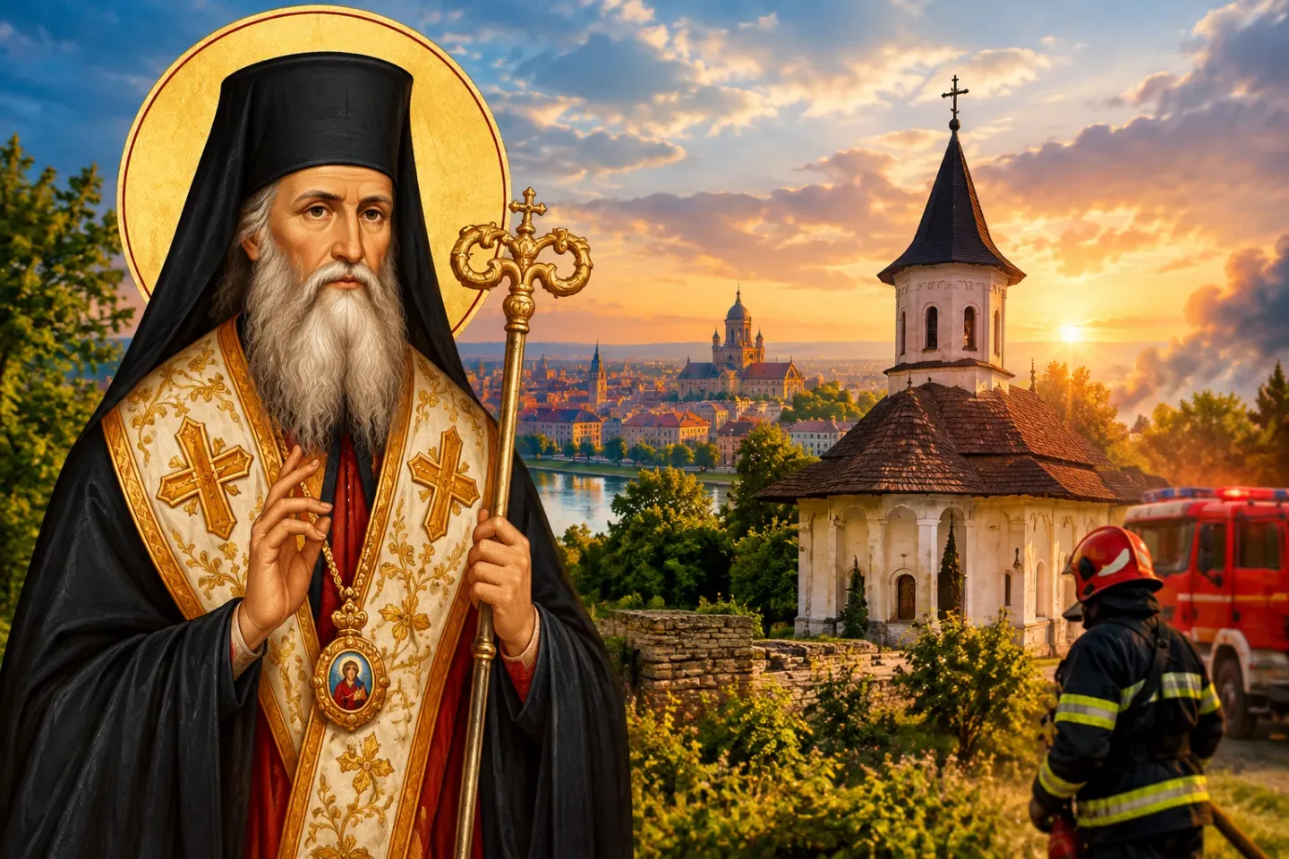 Sărbătoare 15 septembrie: Sfântul Iosif cel Nou de la Partoș, ocrotitorul pompierilor din România