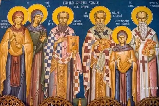 Familia Sfântului Ierarh Vasile cel Mare