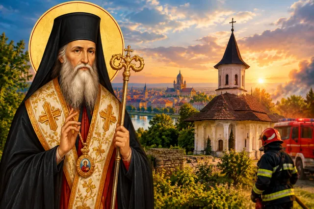 Sărbătoare 15 septembrie: Sfântul Iosif cel Nou de la Partoș, ocrotitorul pompierilor din România