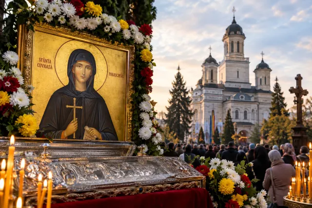 Sărbătoare mare, miercuri, 14 octombrie: Sfânta Cuvioasă Parascheva, ocrotitoarea Moldovei